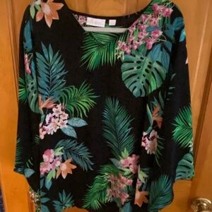 Belle by Kim Gravel Aloha poncho top